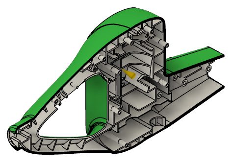 Injection mold flow analysis of a bottom plate
